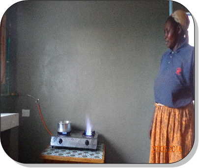 Mrs.Ndang’ai Biogas Beneficiary, 